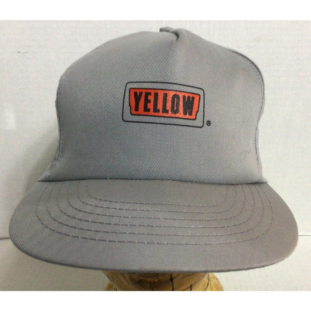 Vintage Stylemaster Trucker Grey Hat “yellow” USA